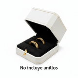 Estuche De Lujo CT Blanco Para Argollas N041