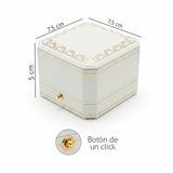 Estuche De Lujo CT Blanco Para Argollas N041