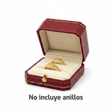 Estuche De Lujo CT Rojo Para Argollas N041