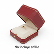 Estuche De Lujo CT Rojo Para Solitario N038