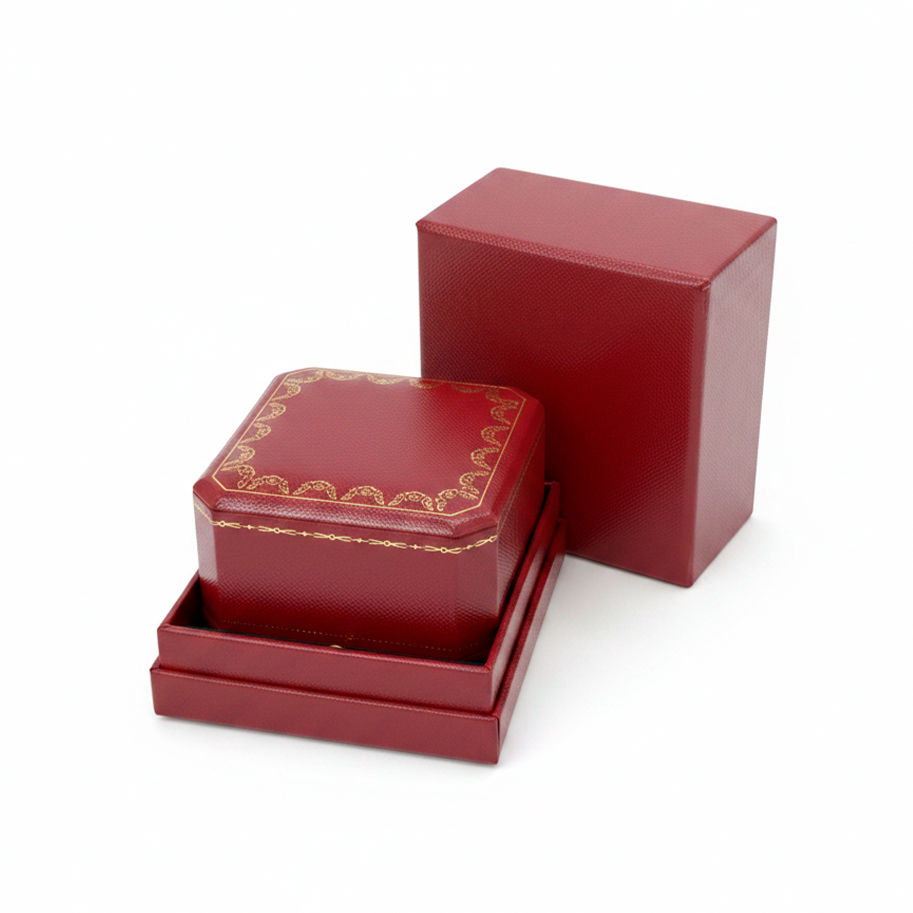 Estuche De Lujo CT Rojo Para Argollas N041