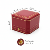 Estuche De Lujo CT Rojo Para Argollas N041