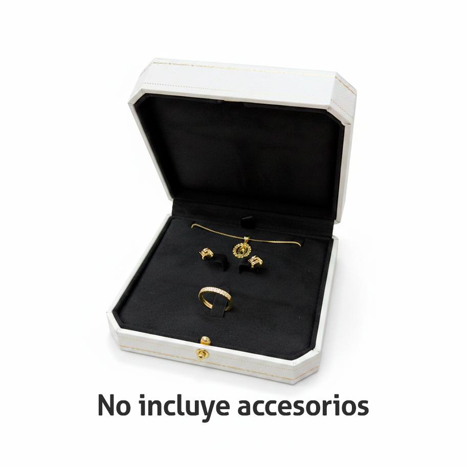 Estuche De Lujo Mediano CT Blanco Para Juego N054