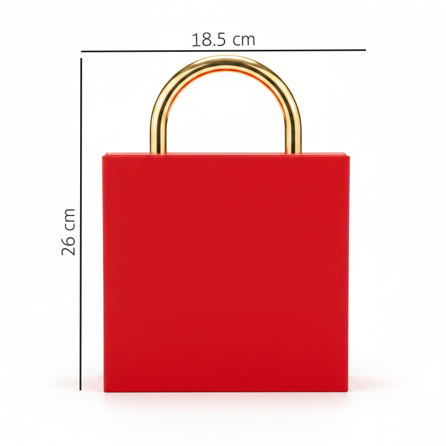 Estuche Luxury Candado Grande N019