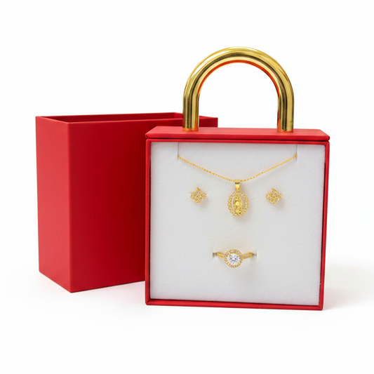 Estuche Luxury Candado Mediano N018
