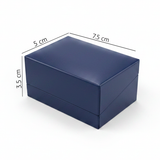 Estuche Para 2 Argollas Azul Oscuro N049