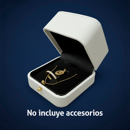 Estuche Para Juego Blanco Con Diseño N027