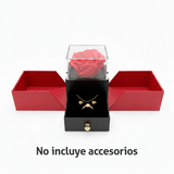 Estuche Para Solitario De Lujo Con Rosa N025