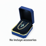 Estuche Premium Multifunción Azul Galaxia Con Luz Led
