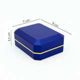 Estuche Premium Multifunción Azul Galaxia Con Luz Led
