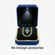 Estuche Premium Multifunción Azul Galaxia Con Luz Led