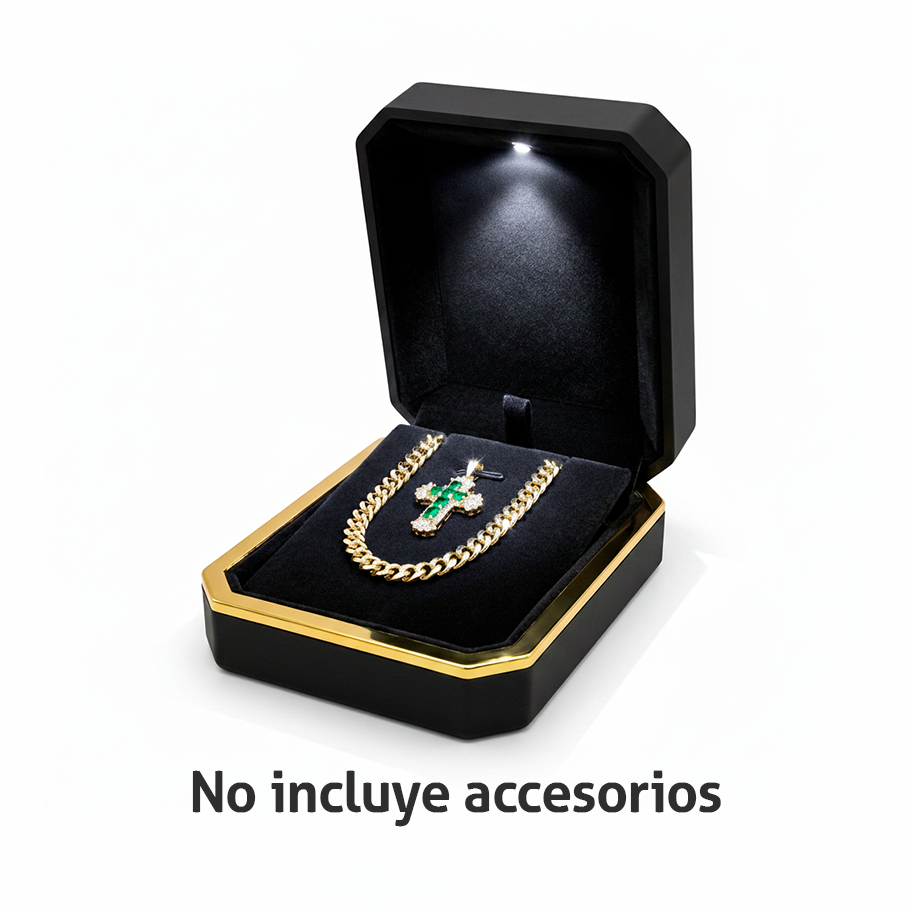 Estuche Premium Multifunción Negro Con Luz Led