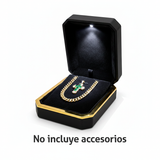 Estuche Premium Multifunción Negro Con Luz Led