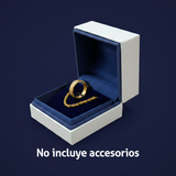 Estuche Premium Para Solitario Y Argolla Blanco N06