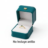Estuche Verde corona Anillo N07