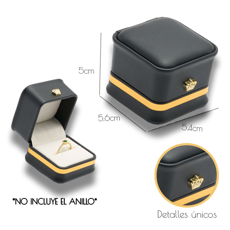 Estuche Negro Anillo