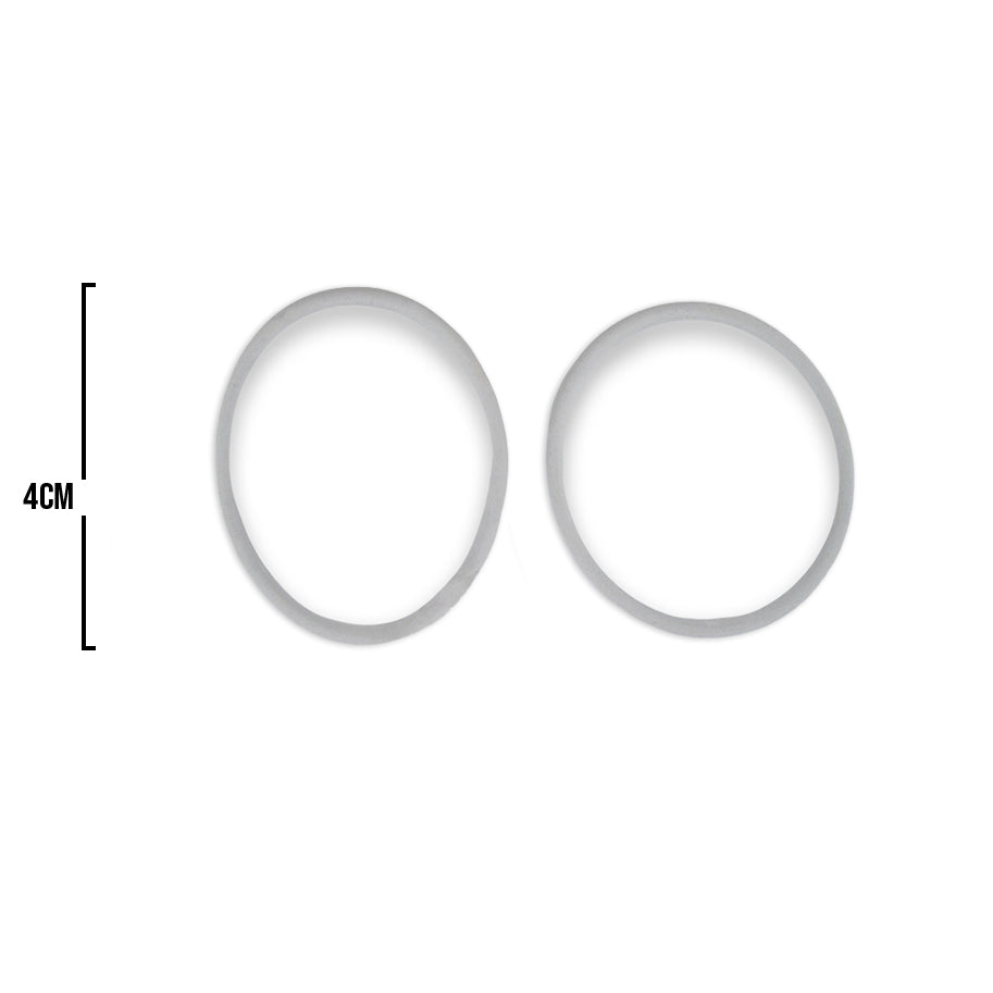 Oring Por Par Delgado Gris