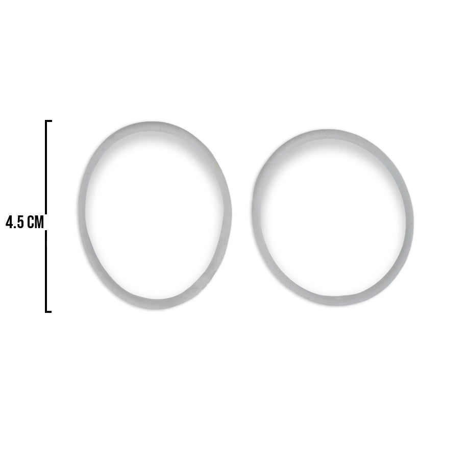 Oring Por Par Delgado Gris