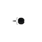 Bola Neopreno Negro 1.5 Liso