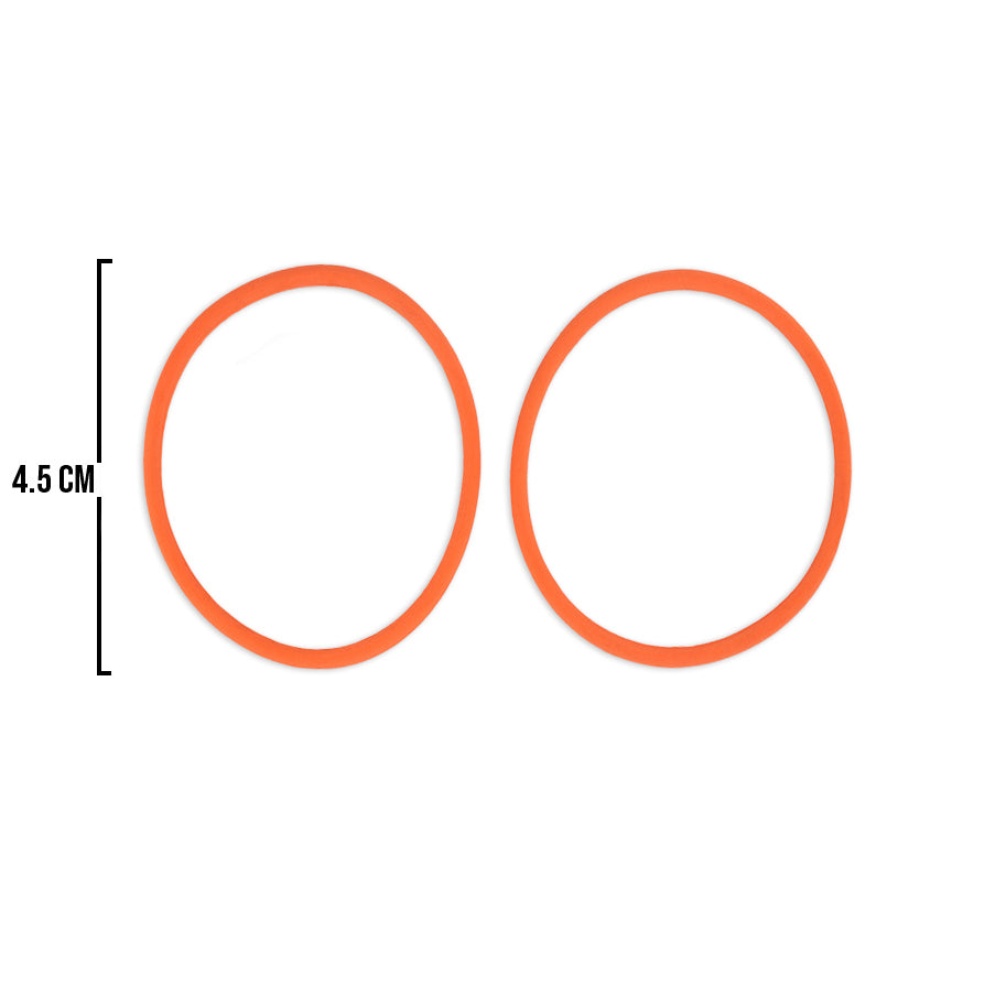 Oring Por Par Delgado Naranja