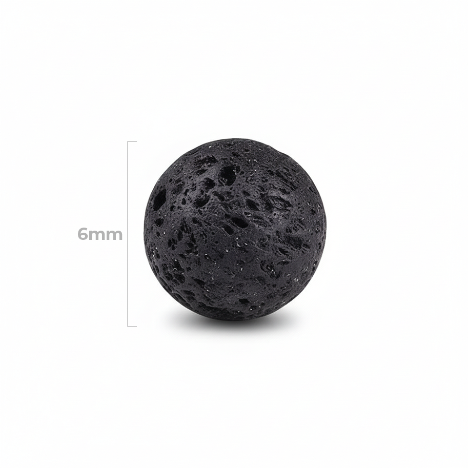 Piedra Natural Volcánica 6mm Por Unidad