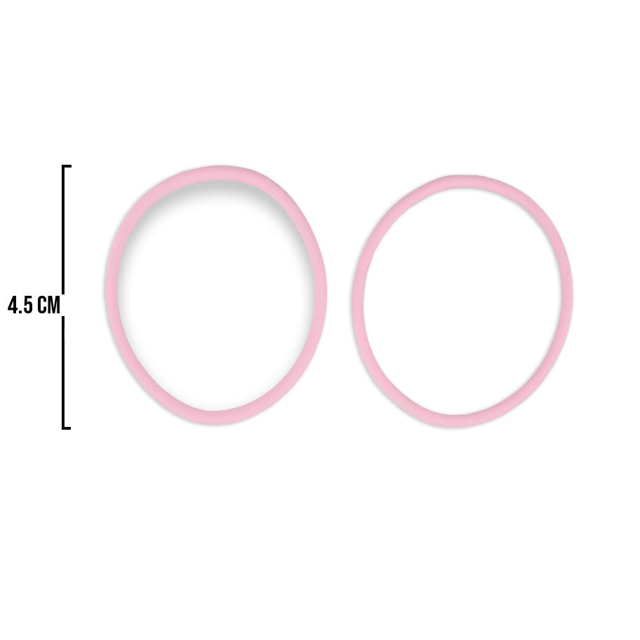 Oring Por Par Delgado Rosado Bebé