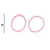 Oring Por Par Delgado Rosado