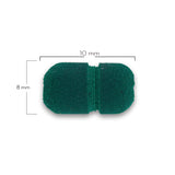 Neopreno Tambor Rayado Verde Oscuro 1 Linea