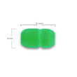 Neopreno Tambor Rayado Verde Neón 1 Linea