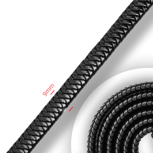 Cuero Plano Serpiente 9mm x Metro