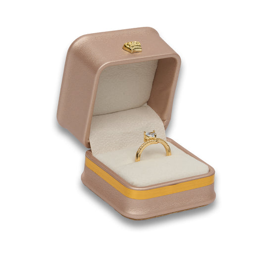 Estuche Palo de Rosa Anillo