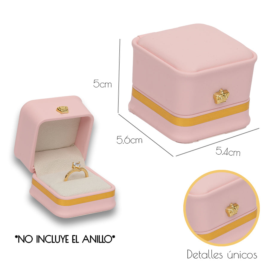 Estuche Rosado Anillo